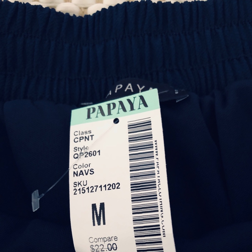 PAPAYA navy blue pants
